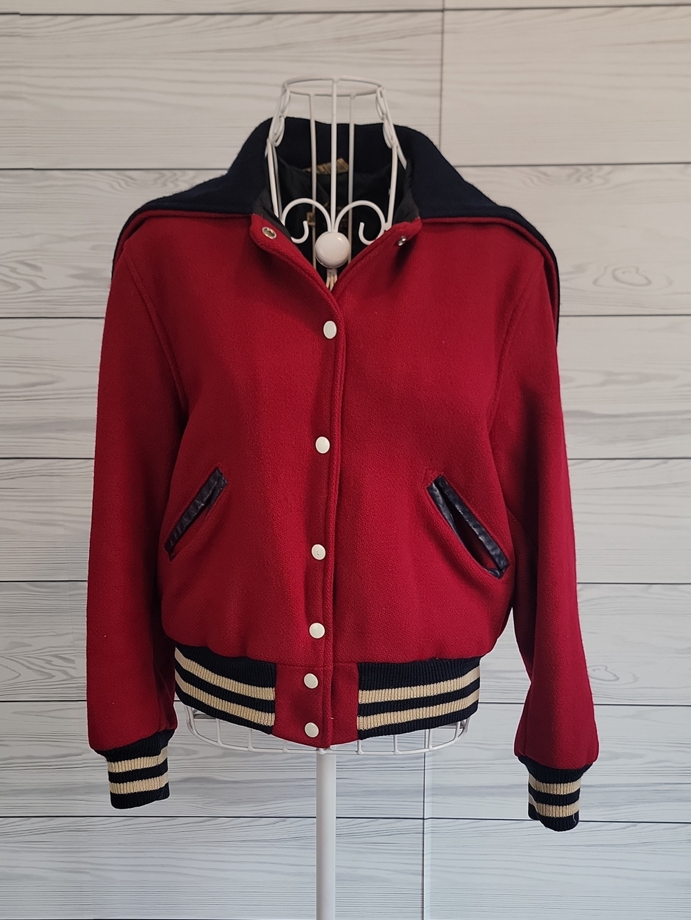 Vintage Skookum Lettermans Wool Jacket 70's-80s  Manufacturer Size 36 Unisex